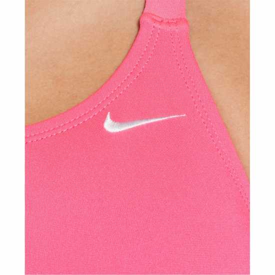 Nike Hydrastrong Solid Fastback One Piece Хипер Розово Дамски бански