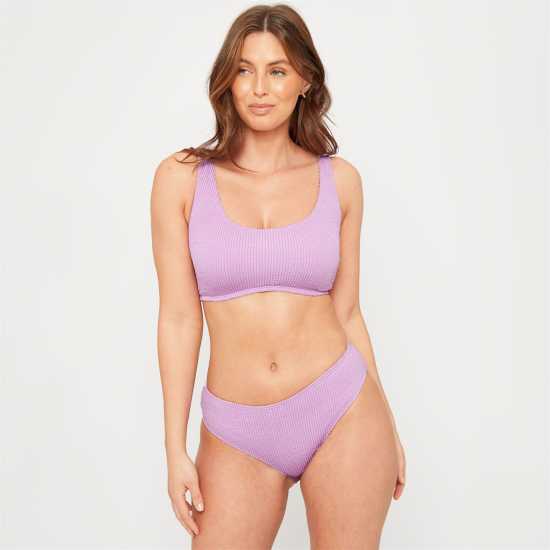 Бикини танкини шорти Be You Textured Bikini Bottoms Сиренево Be You Textured Bikini Bottoms Сиренево Бикини танкини шорти