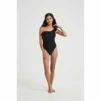 One Shoulder Frill Swimsuit
