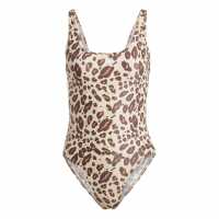 Adidas Essentials Animal Print U-Back Swimsuit  Дамски бански