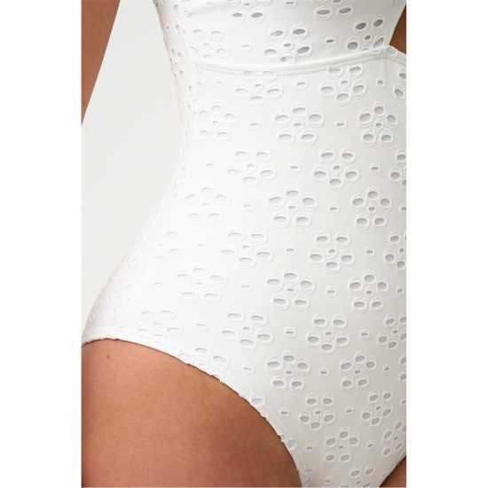 Be You Multiway Broderie Bandeau Swimsuit  