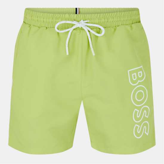 Hugo Boss Boss Stormfish Swim Shorts Лайм/Бял 331 Hugo Boss Boss Stormfish Swim Shorts Лайм/Бял 331