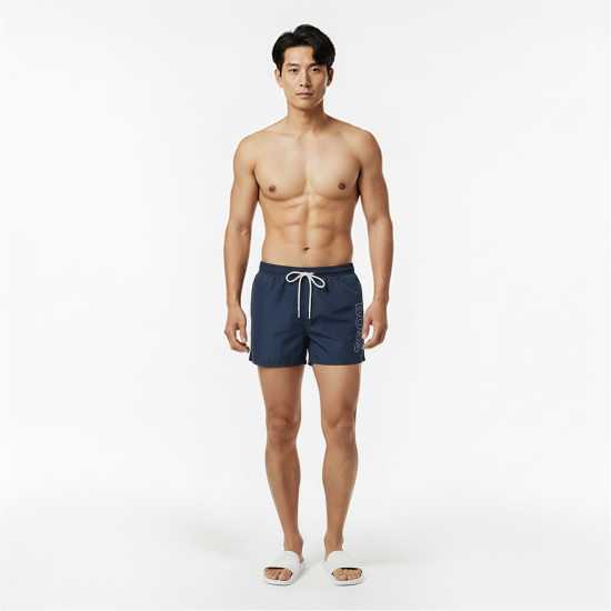 Hugo Boss Boss Mens Boss Swim Shorts With Logo Detail (Stormfish) Нави 412 