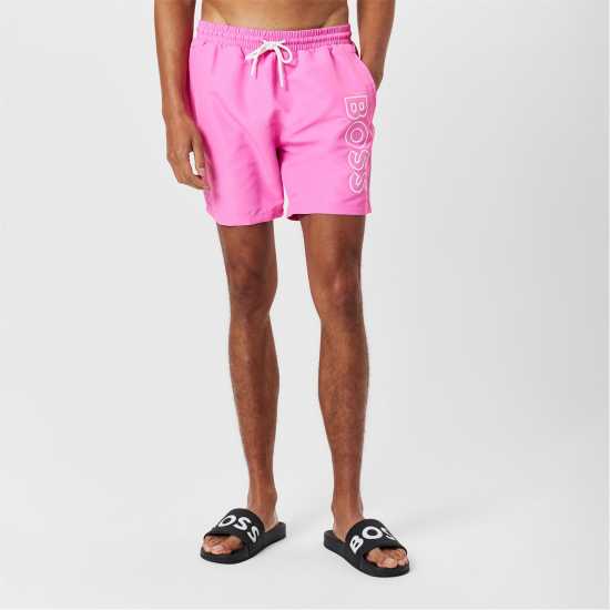 Hugo Boss Boss Stormfish Swim Shorts Розово/Черно 670 