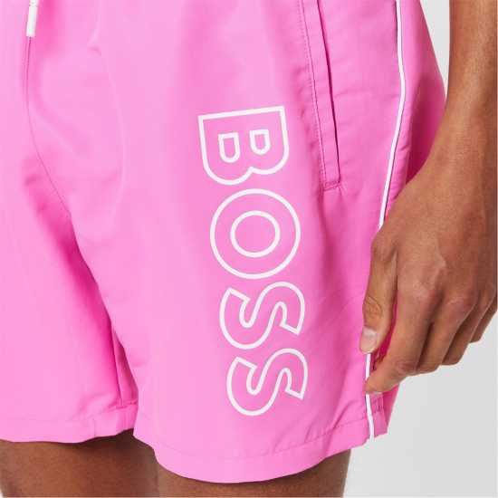 Hugo Boss Boss Stormfish Swim Shorts Розово/Черно 670 