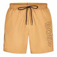 Hugo Boss Boss Mens Boss Swim Shorts With Logo Detail (Stormfish)  