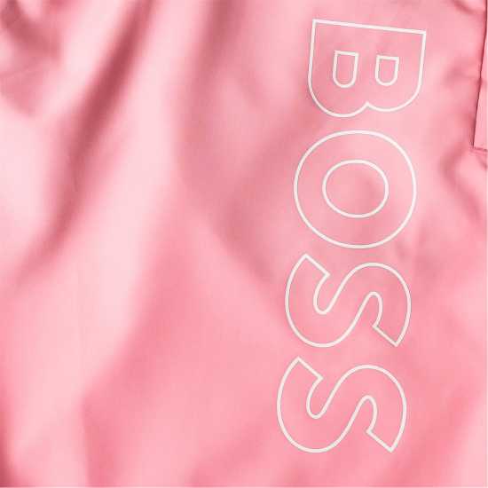Hugo Boss Boss Mens Boss Swim Shorts With Logo Detail (Stormfish)  