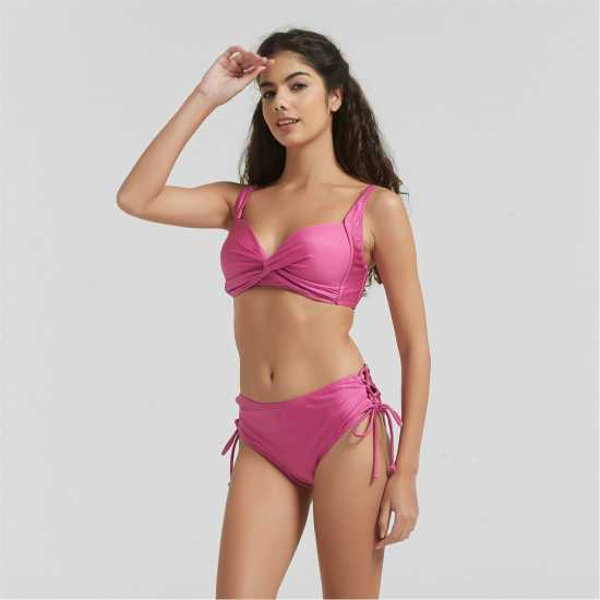 Be You By Shimmer Lattice Side Swimwear Bikini Brief Be You By Shimmer Lattice Side Swimwear Bikini Brief