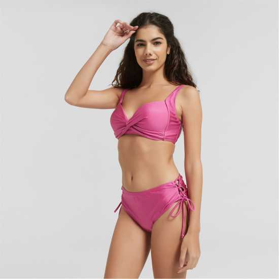 Be You By Shimmer Lattice Side Swimwear Bikini Brief Be You By Shimmer Lattice Side Swimwear Bikini Brief
