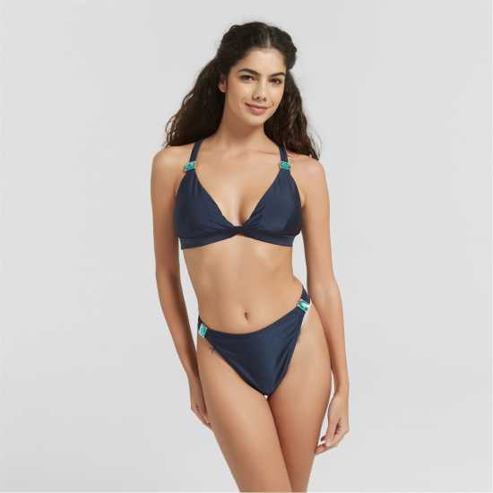 Be You By Embellished Strap Swimwear Bikini Brief Be You By Embellished Strap Swimwear Bikini Brief