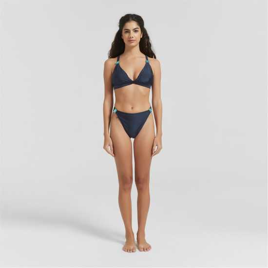 Be You By Embellished Strap Swimwear Bikini Brief Be You By Embellished Strap Swimwear Bikini Brief