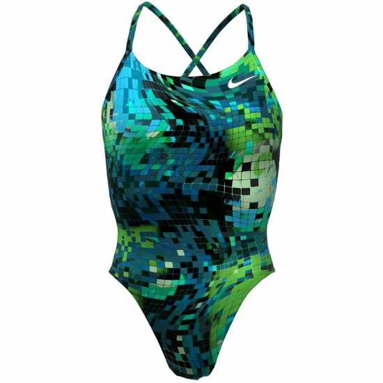 Дамски бански Nike Tie Back Swimsuit Womens Двупосочен Nike Tie Back Swimsuit Womens Двупосочен Дамски бански