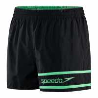 Speedo Rt 13 Wtr St Sn99 Black/Green Мъжки къси панталони