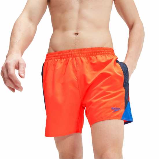 Speedo Hbm Sp 16 Sht Sn99 Orange/Navy Мъжки къси панталони