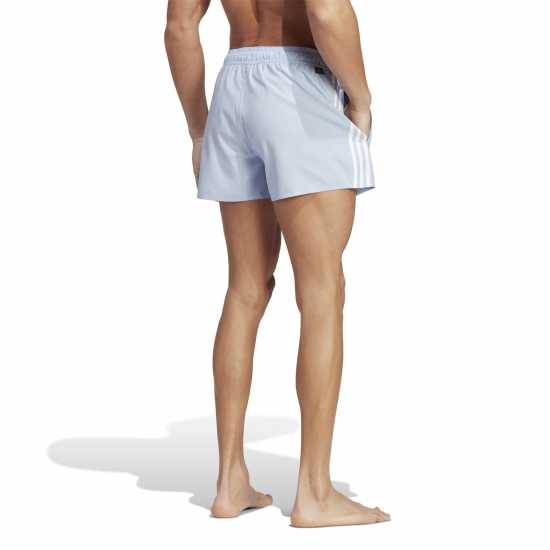 Adidas 3 Stripe Clx Short-Length Swim Shorts