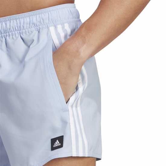 Adidas 3 Stripe Clx Short-Length Swim Shorts