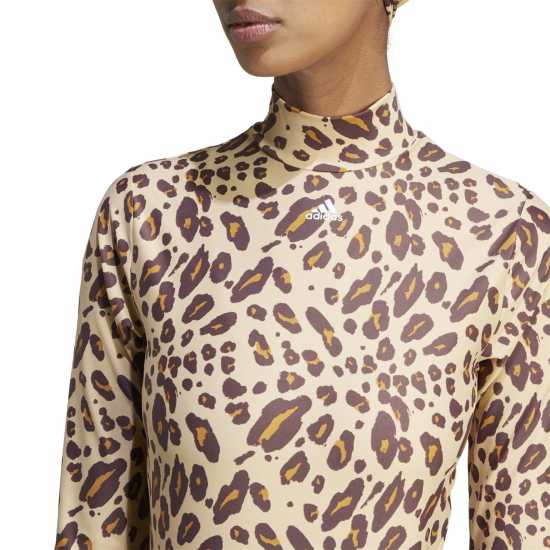 Adidas Long Sleeved Animal Print Swimsuit  Дамски бански