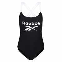 Reebok Adalia One-Piece Swimsuit Womens Черно Дамски бански
