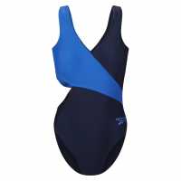 Reebok Ariel Swim Suit Womens Морско синьо/синьо Дамски бански