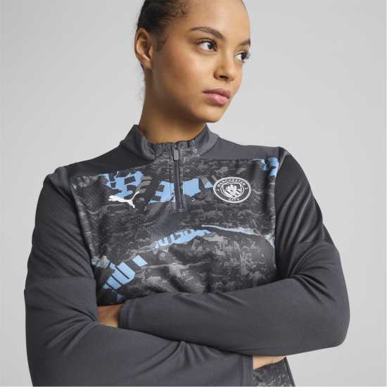Puma Manchester City Pre-Match Quarter-Zip Top 2024 2025 Womens  Дамски горнища с цип