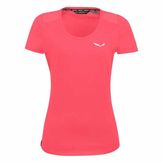 Salewa Lavaredo Hemp T-Shirt Womens Калипсо Корал Дамски дрехи за бягане