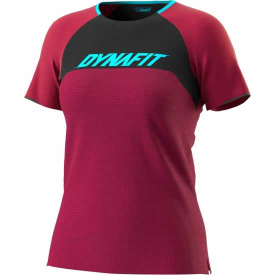Dynafit Ride T-Shirt Womens Червена свекла Дамски дрехи за бягане