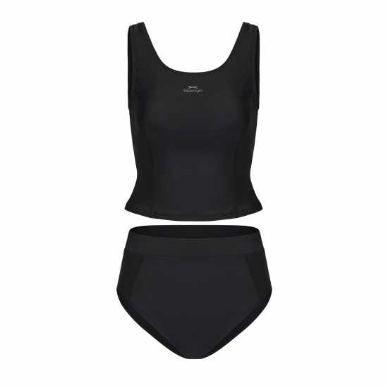 Slazenger Tankini Set Ladies Черно Дамски бански