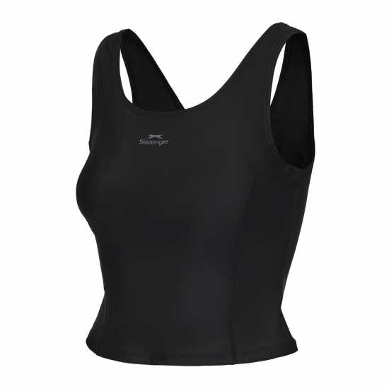 Slazenger Tankini Set Ladies Черно Дамски бански