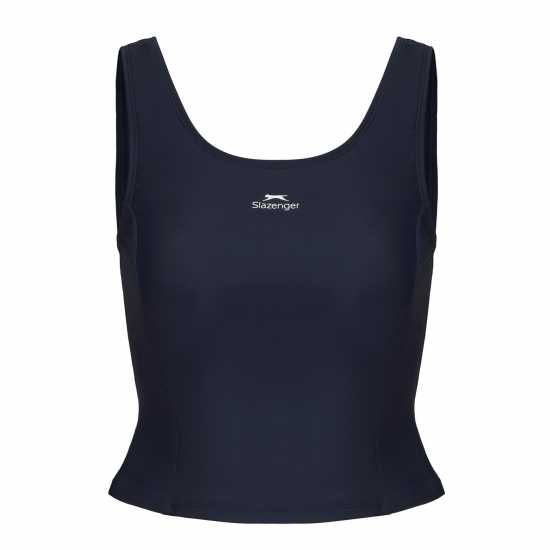 Дамски бански Slazenger Tankini Set Ladies Морска синьо Slazenger Tankini Set Ladies Морска синьо Дамски бански