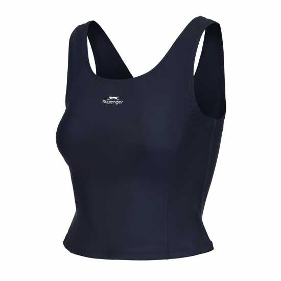 Дамски бански Slazenger Tankini Set Ladies Морска синьо Slazenger Tankini Set Ladies Морска синьо Дамски бански