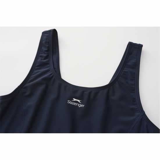 Дамски бански Slazenger Tankini Set Ladies Морска синьо Slazenger Tankini Set Ladies Морска синьо Дамски бански