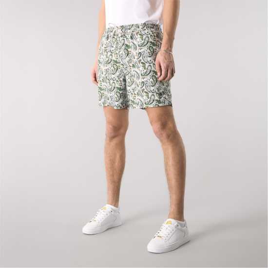 Pretty Green Men's Aquarelle Swim Shorts Pretty Green Men's Aquarelle Swim Shorts