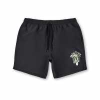 Pretty Green Aquarelle Swim Shorts Black Мъжки плувни шорти и клинове