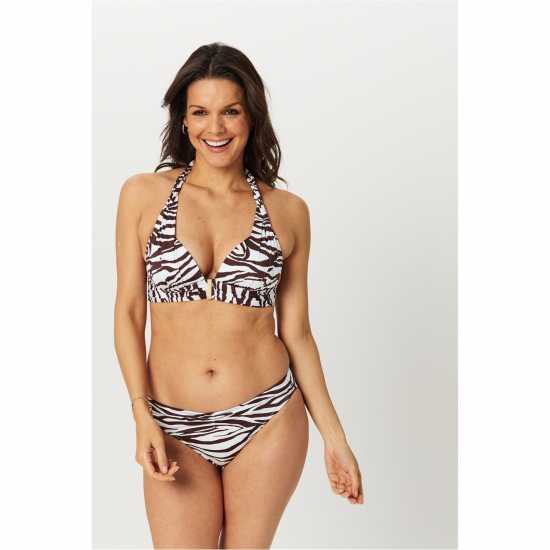 Biba Icon Venetian Bikini Briefs Зебра Печат 