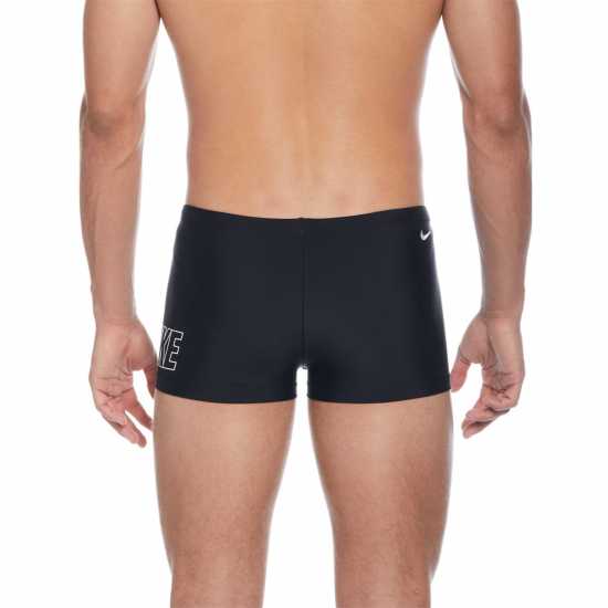 Nike Square Leg Swim Boxer Black Мъжки плувни шорти и клинове