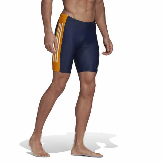 Adidas Мъжки Плувен Клин Fit 3 Stripe Jammers Mens  Мъжки плувни шорти и клинове