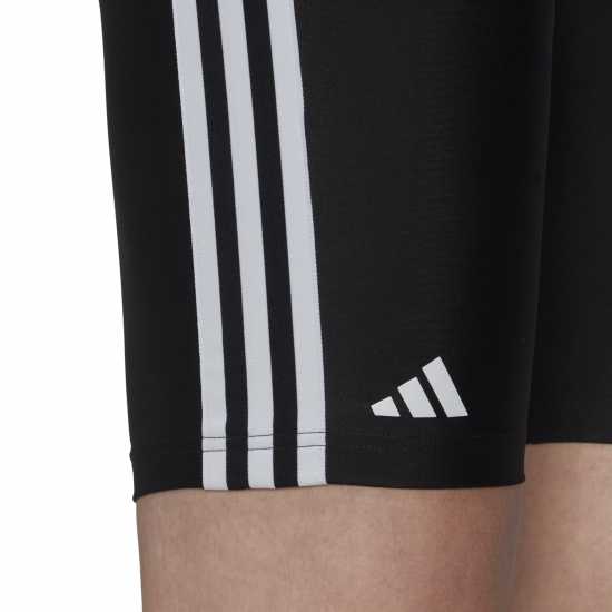 Adidas Мъжки Плувен Клин Primeblue 3-Stripes Swim Jammer Mens Black/White Мъжки плувни шорти и клинове