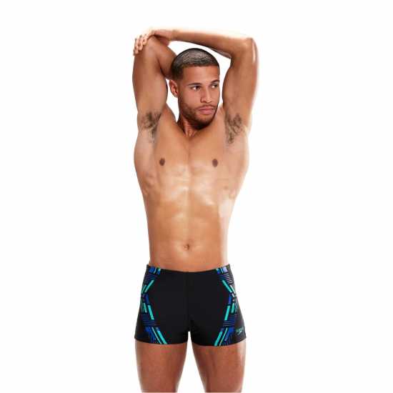 Мъжки плувни шорти и клинове Speedo Мъжки Шорти Tech Print Aquashorts Mens Черно/Синьо Speedo Мъжки Шорти Tech Print Aquashorts Mens Черно/Синьо Мъжки плувни шорти и клинове