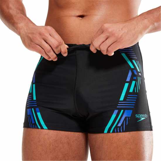 Мъжки плувни шорти и клинове Speedo Мъжки Шорти Tech Print Aquashorts Mens Черно/Синьо Speedo Мъжки Шорти Tech Print Aquashorts Mens Черно/Синьо Мъжки плувни шорти и клинове