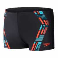 Speedo Tpr Ashort Sn33 Black/Orange Мъжки плувни шорти и клинове