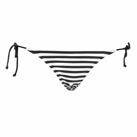 Oneill Дамско Долнище На Бански Solid Tie Side Bikini Bottoms Ladies White AOP Дамски бански