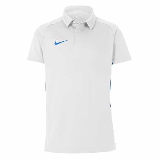 Nike Yth Ss Polo Jn99 White/Ryl Blue 