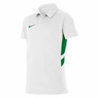 Nike Yth Ss Polo Jn99 Wht/Pine Green 
