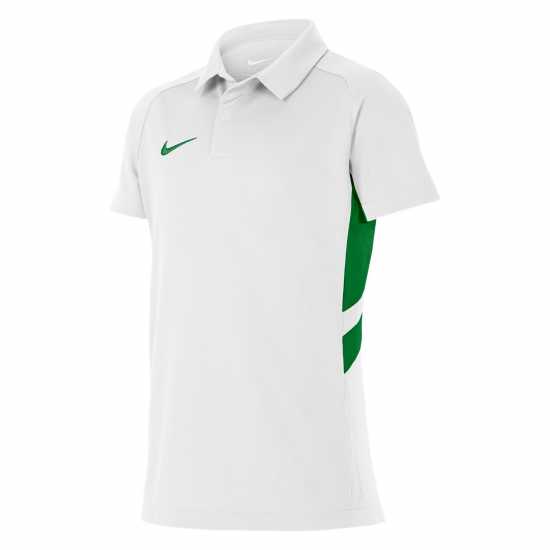 Nike Yth Ss Polo Jn99 Wht/Pine Green 