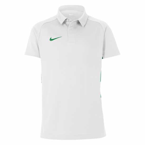 Nike Yth Ss Polo Jn99 Wht/Pine Green 