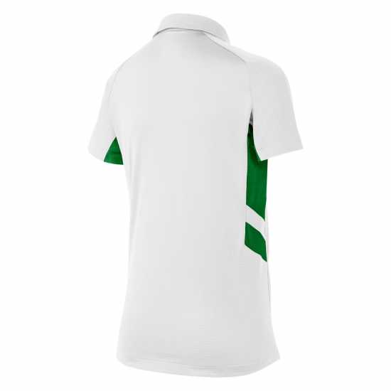 Nike Yth Ss Polo Jn99 Wht/Pine Green 