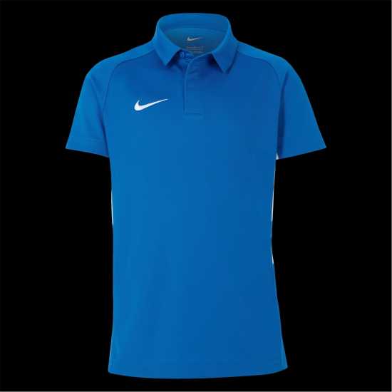 Nike Yth Ss Polo Jn99 Ryl Blue/White 