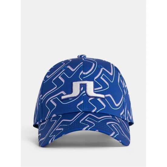 J Lindeberg Golf Adriel Cap Sn99 Спрей синьо Шапки с козирка