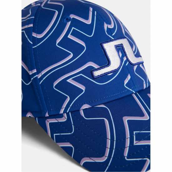J Lindeberg Golf Adriel Cap Sn99 Спрей синьо Шапки с козирка