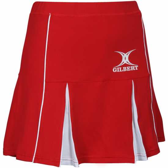 Gilbert Elite Skort Ld99 Червено/Бяло Нетбол